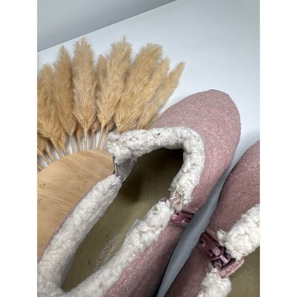 Dearfoams Naomi Double Gore Quilted Winter Ankle Boots Size 7.5 Pink Bootie - Picture 4 of 9